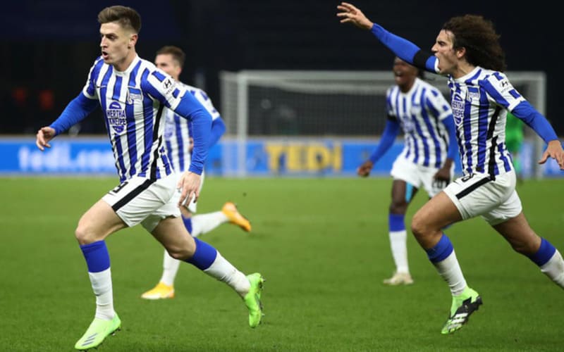 Các cầu thủ trong màu áo của CLB Hertha Berlin